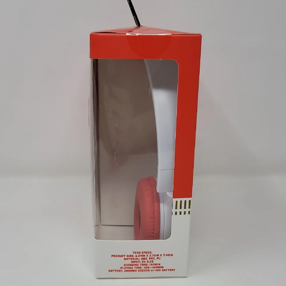 New Nissin Cup Noodles Wireless Headphones Red/White